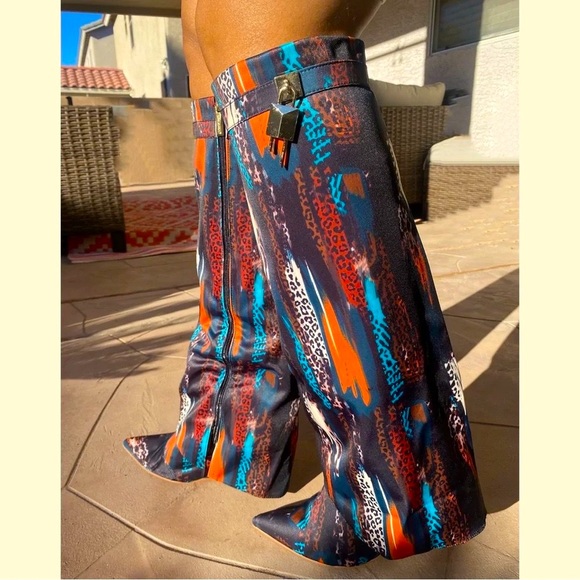 HAMMERLOCK KNEE HIGH BOOTS MULTI - Picture 2 of 3